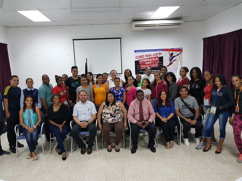 Fedogim capacita jueces para torneo gimnasia Juegos Nacionales