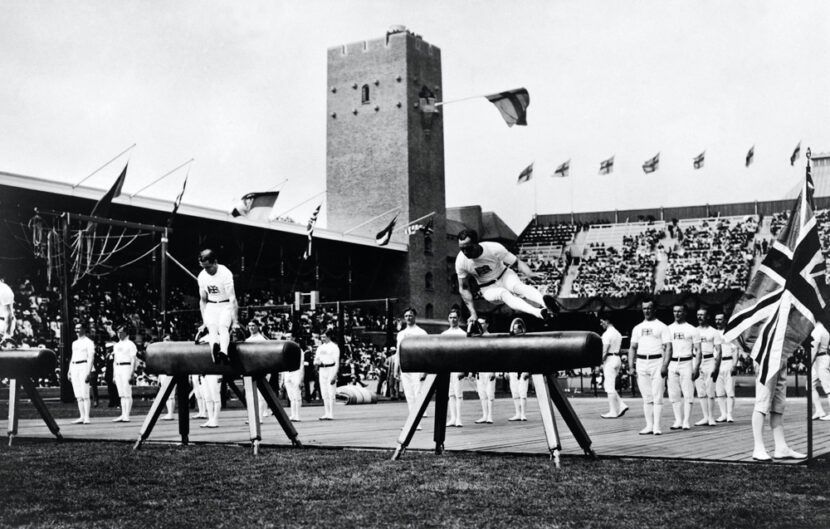 Estocolmo 1912, Gimnasia artística - El equipo británico, 3er © 1912 - Comité Olímpico Internacional (COI)